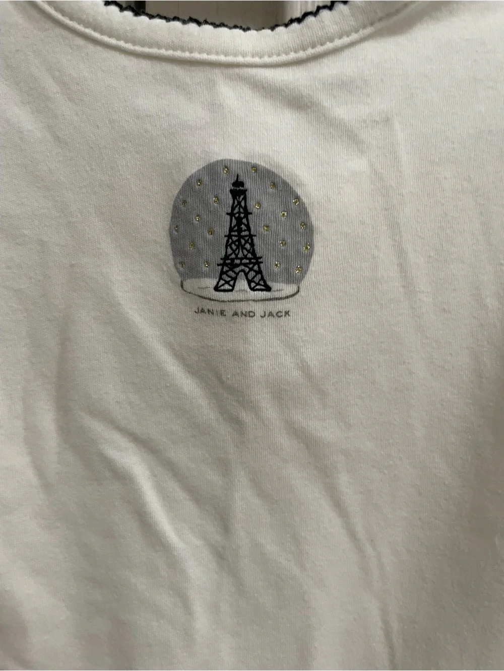 Janie and Jack Eiffel Tower/ Paris Romper, VGUC, Size 12-18 months